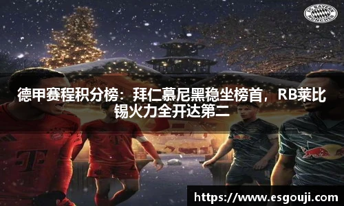 德甲赛程积分榜：拜仁慕尼黑稳坐榜首，RB莱比锡火力全开达第二